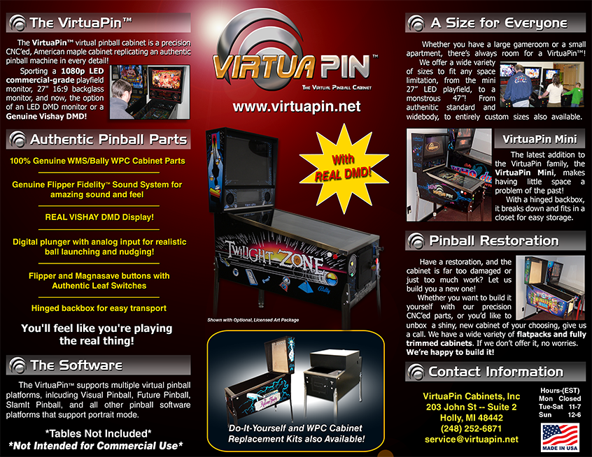 Welcome to the VirtuaPin Store!