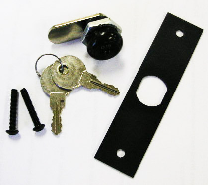 Backbox Lock and Lock Plate Assembly for Williams/Bally Cabinets