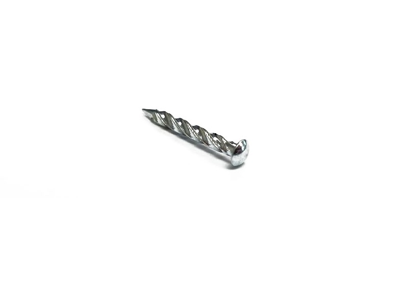 3/4" Rounded Head Spiral Nail - Click Image to Close